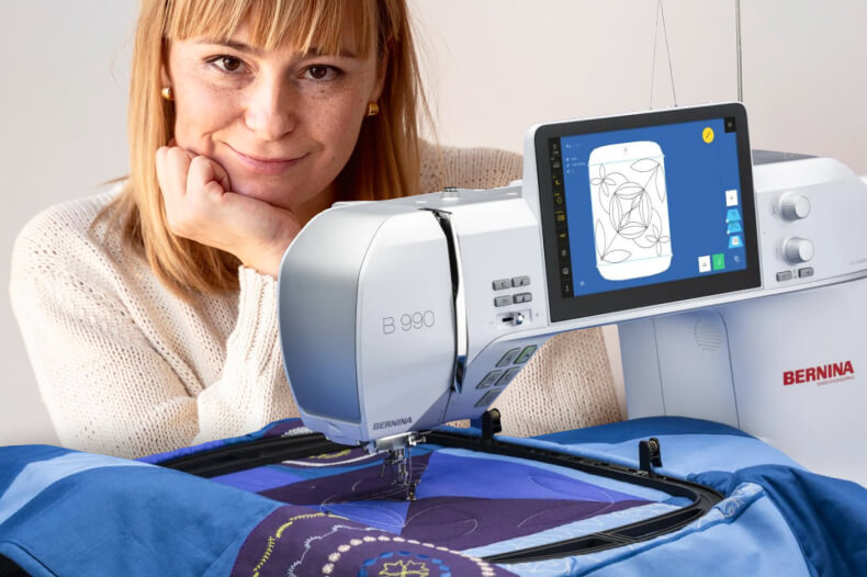 Вышивальная машина Bernina 990: квантовый скачок в шитье